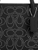 Coach Nina Small Tote Bag With Signature Rivets Black 