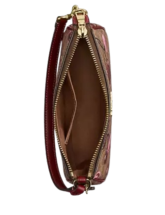 Coach Nolita 19 In Signature Canvas With Cherry Print Tan 