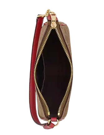 Coach Nolita 19 In Signature Canvas With Stripe Tan