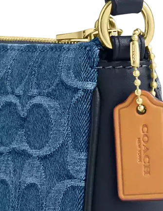 Coach Nolita 19 In Signature Denim Indigo