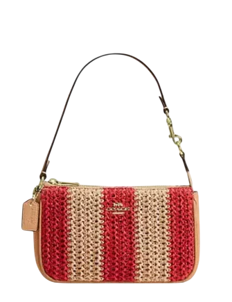 Coach Nolita 19 Red Tan