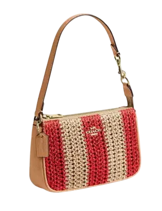 Coach Nolita 19 Red Tan