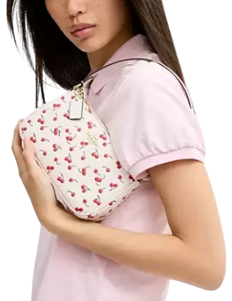 Coach Nolita 19 With Cherry Print Chalk