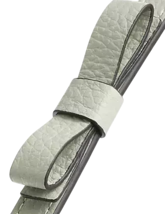 Coach Nolita 19 With Floral Print And Bow Pale Green