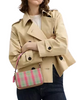 Coach Nolita 19 With Plaid Print Pink