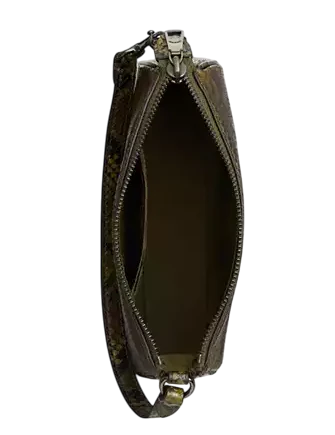 Coach Nolita 19 With Snake Print Olive
