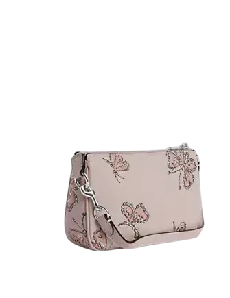 Coach Nolita 19 With Sparkly Butterfly Print Seashell