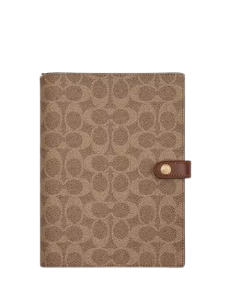 Coach Notebook In Signature Canvas
