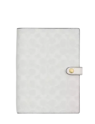 Coach Notebook In Signature Canvas