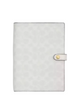 Coach Notebook In Signature Canvas White Chalk