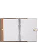 Coach Notebook In Signature Canvas White Chalk
