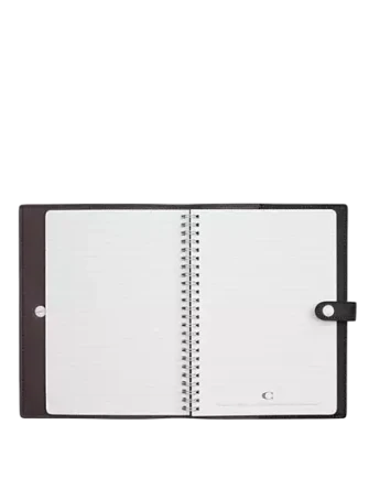 Coach Notebook With Butterfly Print Black