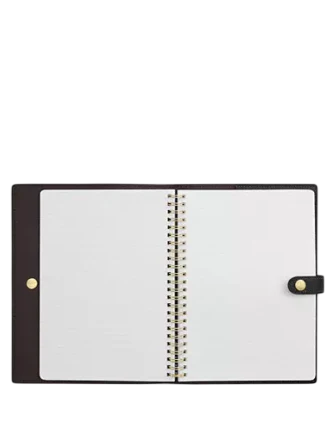 Coach Notebook With Cherry Print Black