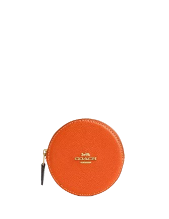 Coach Orange Coin Case Spice Orange
