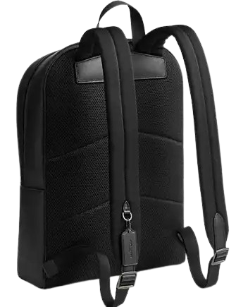 Coach Owen Backpack In Signature Canvas Charcoal Black