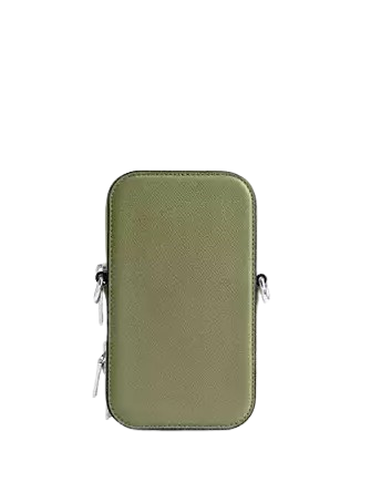 Coach Phone Crossbody Moss
