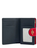 Coach Phone Wallet In Signature Canvas Denim Bold Red