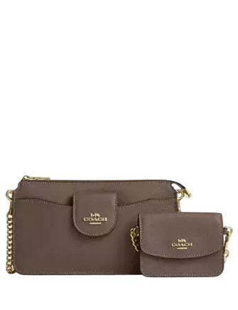 Coach Poppy Crossbody Bag Dark Stone