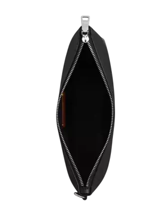 Coach Pouch In Signature Canvas Black Signature