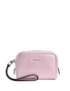 Coach Pouch Wristlet Metallic Pink