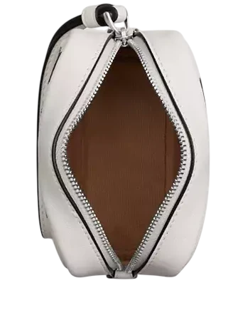 Coach Pouch Wristlet With Cherry Print Chalk