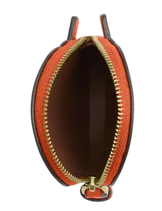 Coach Pumpkin Coin Case Bright Canyon