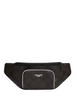 Coach Racer Belt Bag In Blocked Signature Canvas Walnut Chalk