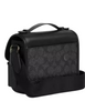 Coach Racer Crossbody Bag In Signature Canvas Charcoal Black