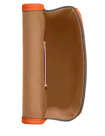 Coach Racer Phone Crossbody Bag Spice Orange 