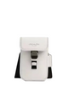 Coach Racer Phone Crossbody In Smooth Leather Chalk