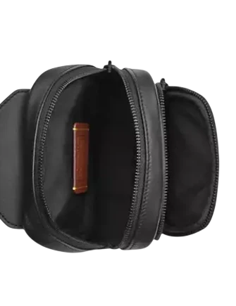 Coach Racer Sling Pack In Signature Canvas Black Signature
