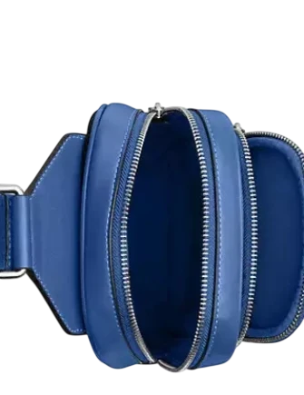 Coach Racer Sling Pack In Signature Canvas Blue Aqua