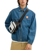 Coach Racer Sling Pack In Signature Canvas Chalk Black