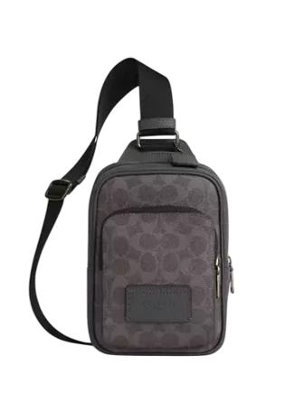 Coach Racer Sling Pack In Signature Canvas