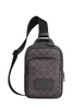 Coach Racer Sling Pack In Signature Canvas Gunmetal