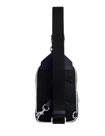 Coach Racer Sling Pack In Signature Canvas Ink Blue
