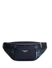 Coach Racer Small Belt Bag In Signature Camo Print Blue Multi
