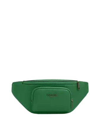Coach Racer Small Belt Bag Kelly Green