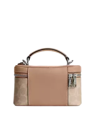 Coach Rainer Crossbody Bag 18 In Signature Canvas Sand Taupe
