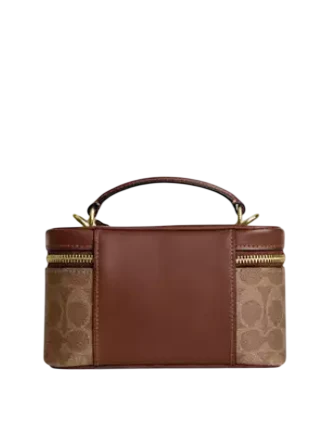 Coach Rainer Crossbody Bag 18 In Signature Canvas Tan Brown
