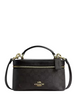 Coach Rainer Crossbody Bag 18 In Signature Canvas Walnut Black
