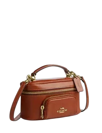Coach Rainer Crossbody Bag 18 With Pocket Cinnamon