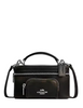 Coach Rainer Crossbody Bag 18 With Pocket In Loved Leather Black Brown