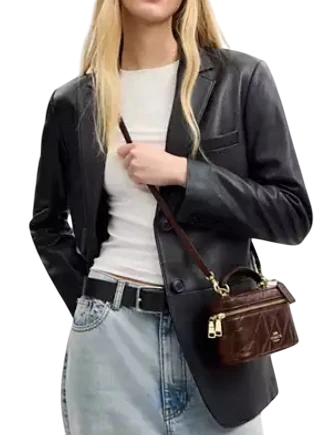 Coach Rainer Crossbody Bag 18 With Quilting Maple