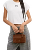 Coach Rainer Crossbody Bag 18 With Quilting Warm Brown