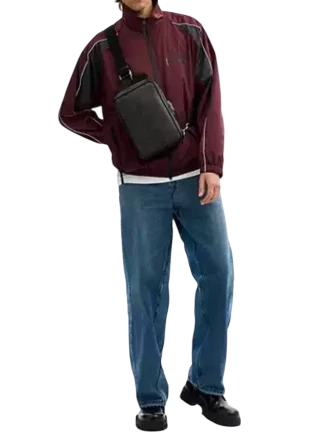 Coach Ray Pack 17 In Signature Canvas Black Signature 