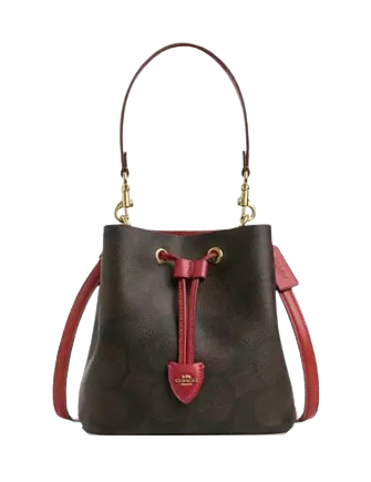Coach Rowan Bucket Bag In Maxi Signature Canvas
