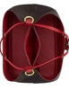 Coach Rowan Bucket Bag In Maxi Signature Canvas Walnut True Red