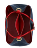 Coach Rowan Bucket Bag In Signature Canvas Denim Bold Red