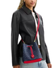 Coach Rowan Bucket Bag In Signature Canvas Denim Bold Red